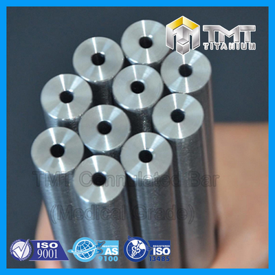 ASTM F136/TI-6AL-4V ELI/GR23 ক্যানুলেটেড বার
